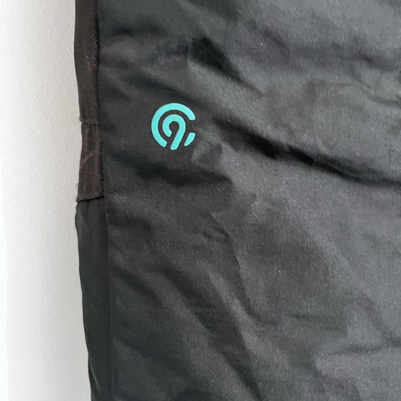 Champion C9 Black & Teal Snow Bibs Size S (6-6X) - Picture 3 of 8